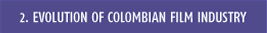 Evolution of colombian film industry